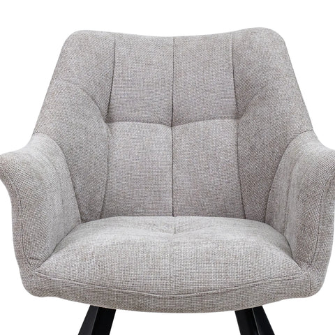 Ludlow Textured Fabric Dining Armchair - Pendle Village Furniture