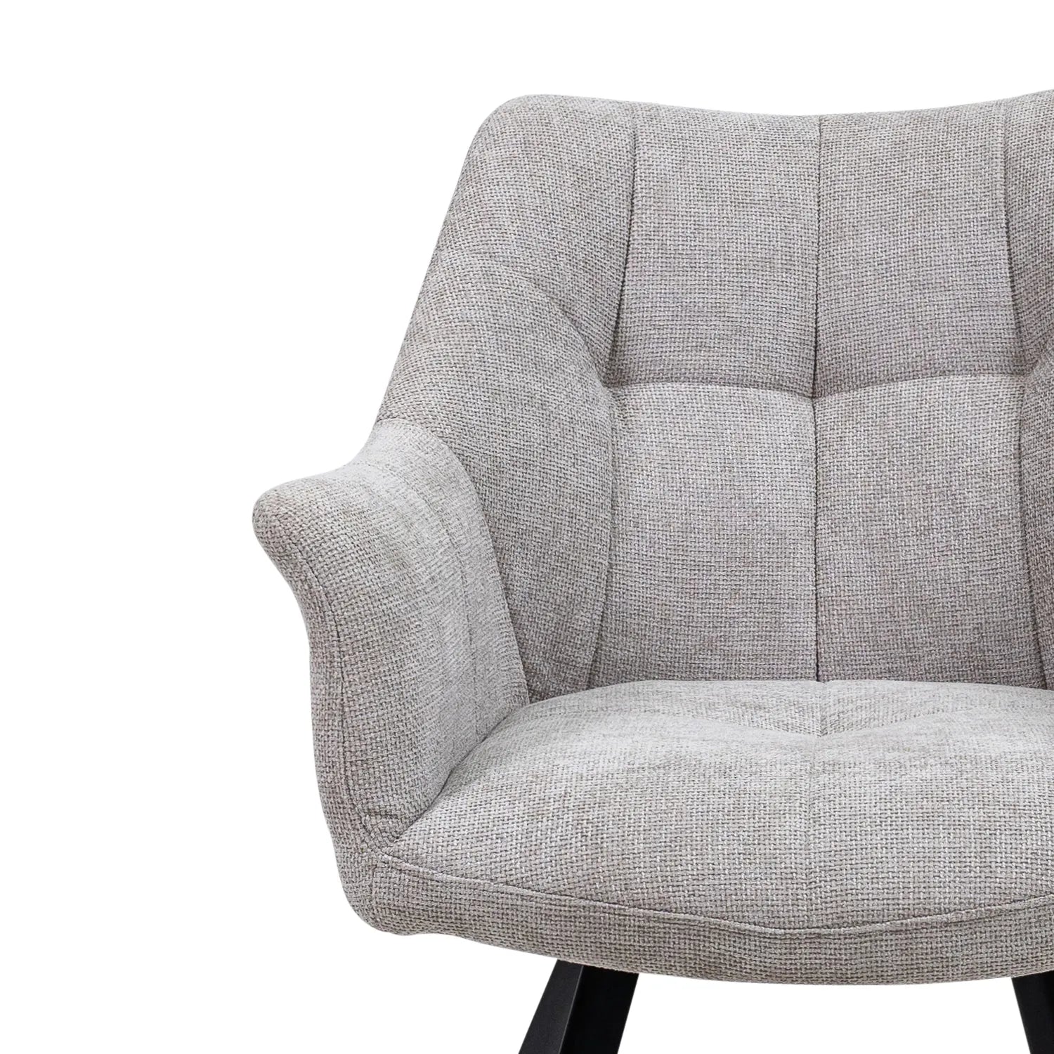 Ludlow Textured Fabric Dining Armchair - Pendle Village Furniture