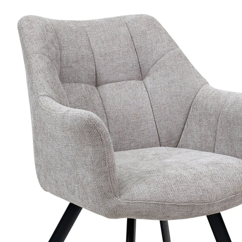 Ludlow Textured Fabric Dining Armchair - Pendle Village Furniture