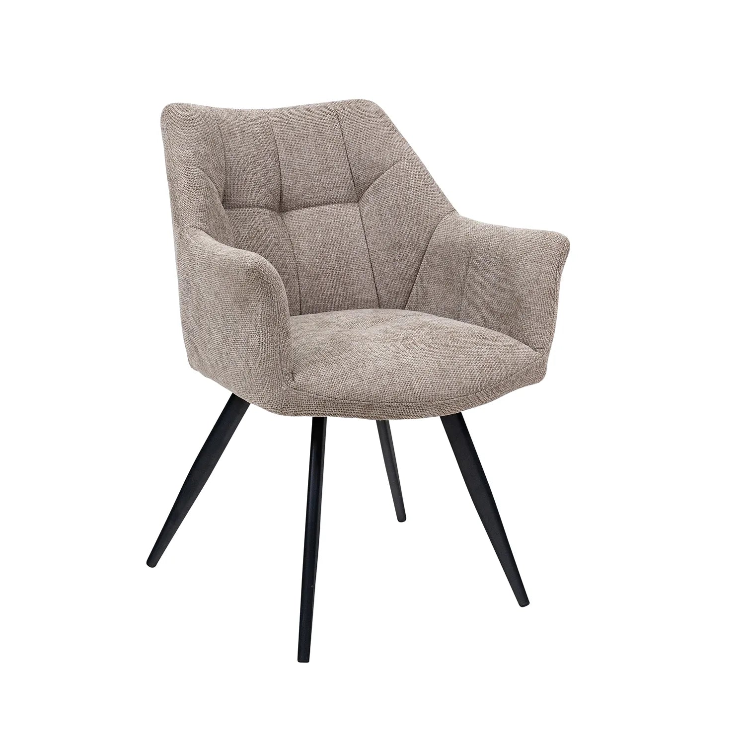 Ludlow Textured Fabric Dining Armchair - Pendle Village Furniture