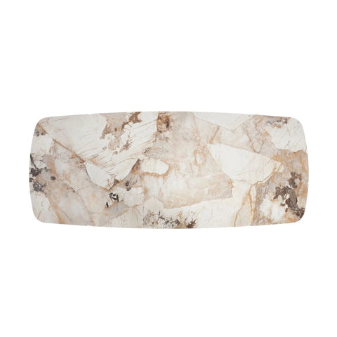 Table Top of Luna Extending Dining Table Walnut Pandora Stone