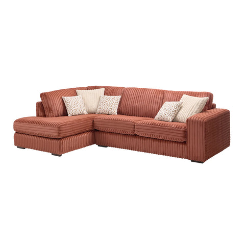 Luton Cosy 3 Seater Chaise Fabric Sofa