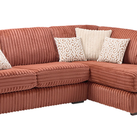 Luton Cosy 3 Seater Chaise Fabric Sofa