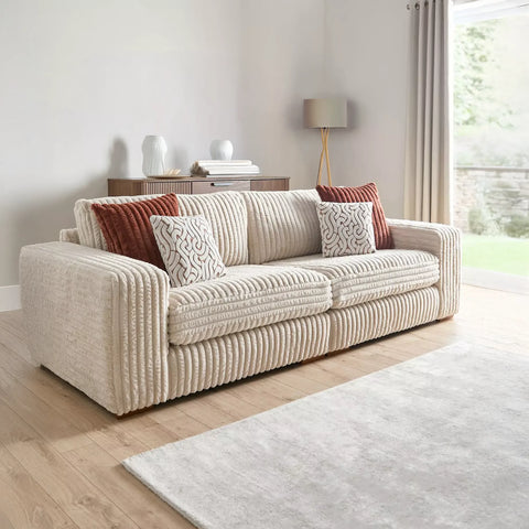 Luton Cosy 4 Seater Fabric Sofa - Pendle Village Furniture