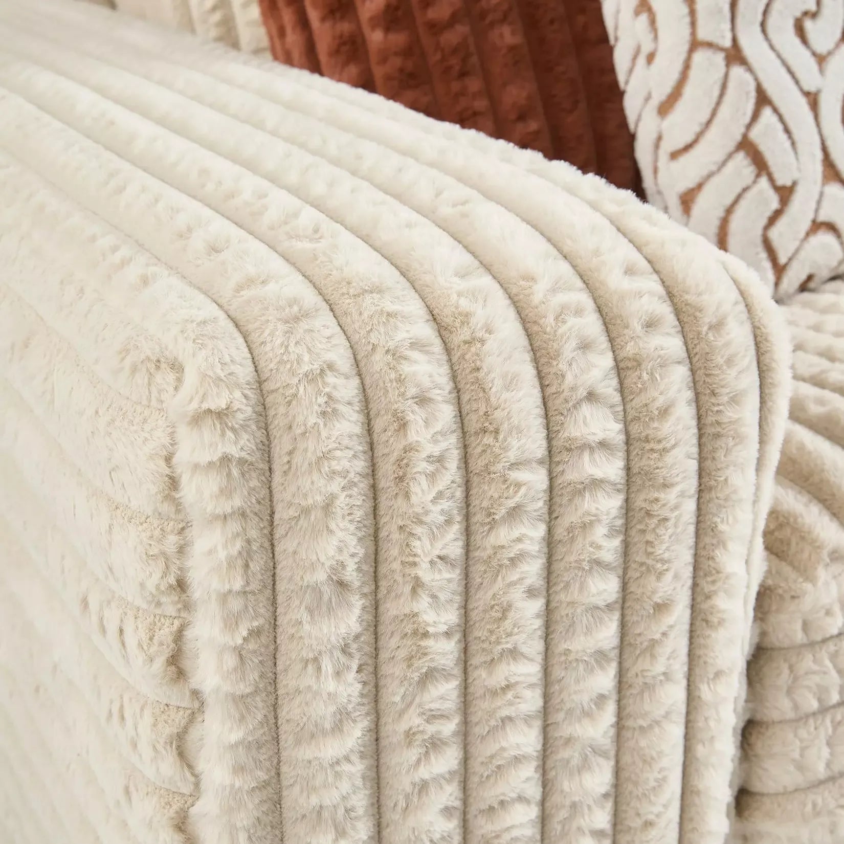 Luton Cosy 4 Seater Fabric Sofa - Pendle Village Furniture