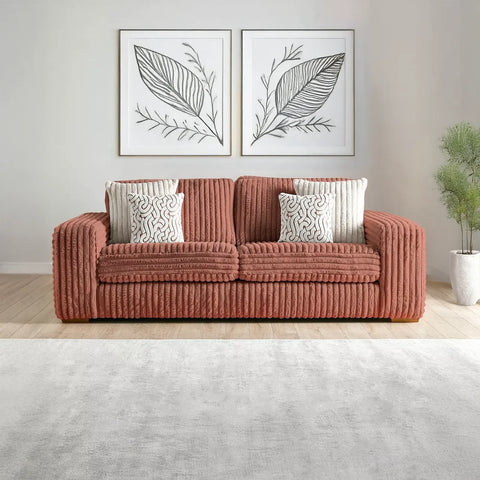 Luton Cosy 3 Seater Fabric Sofa