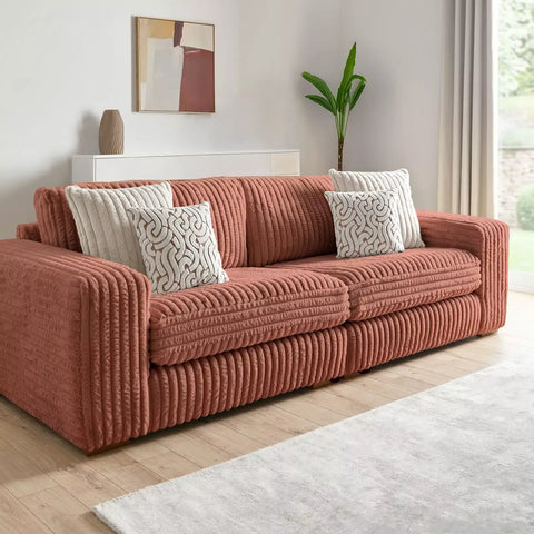 Luton Cosy 4 Seater Fabric Sofa - Pendle Village Furniture
