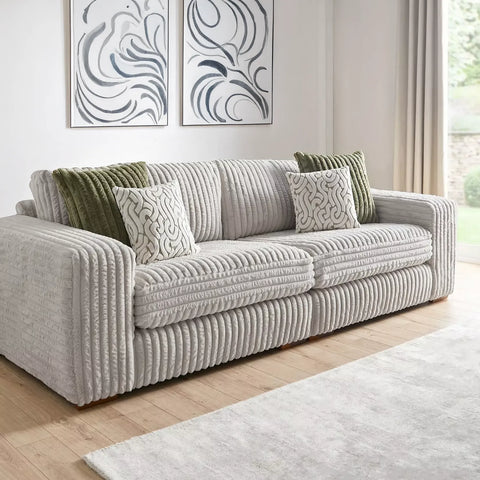 Luton Cosy 4 Seater Fabric Sofa - Pendle Village Furniture