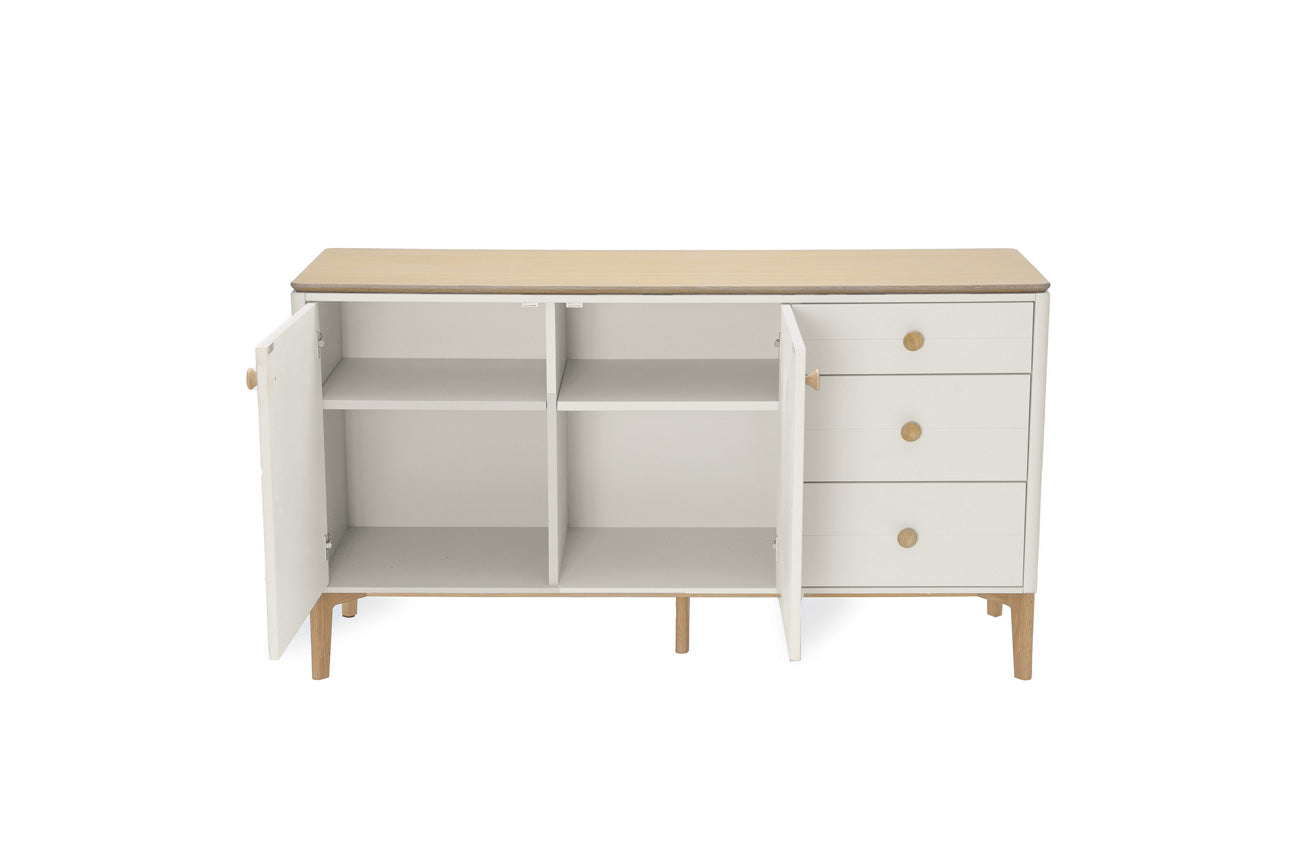 Skye Wide Sideboard, also available in 99cm width. Matching furniture available - Sideboard storage Image