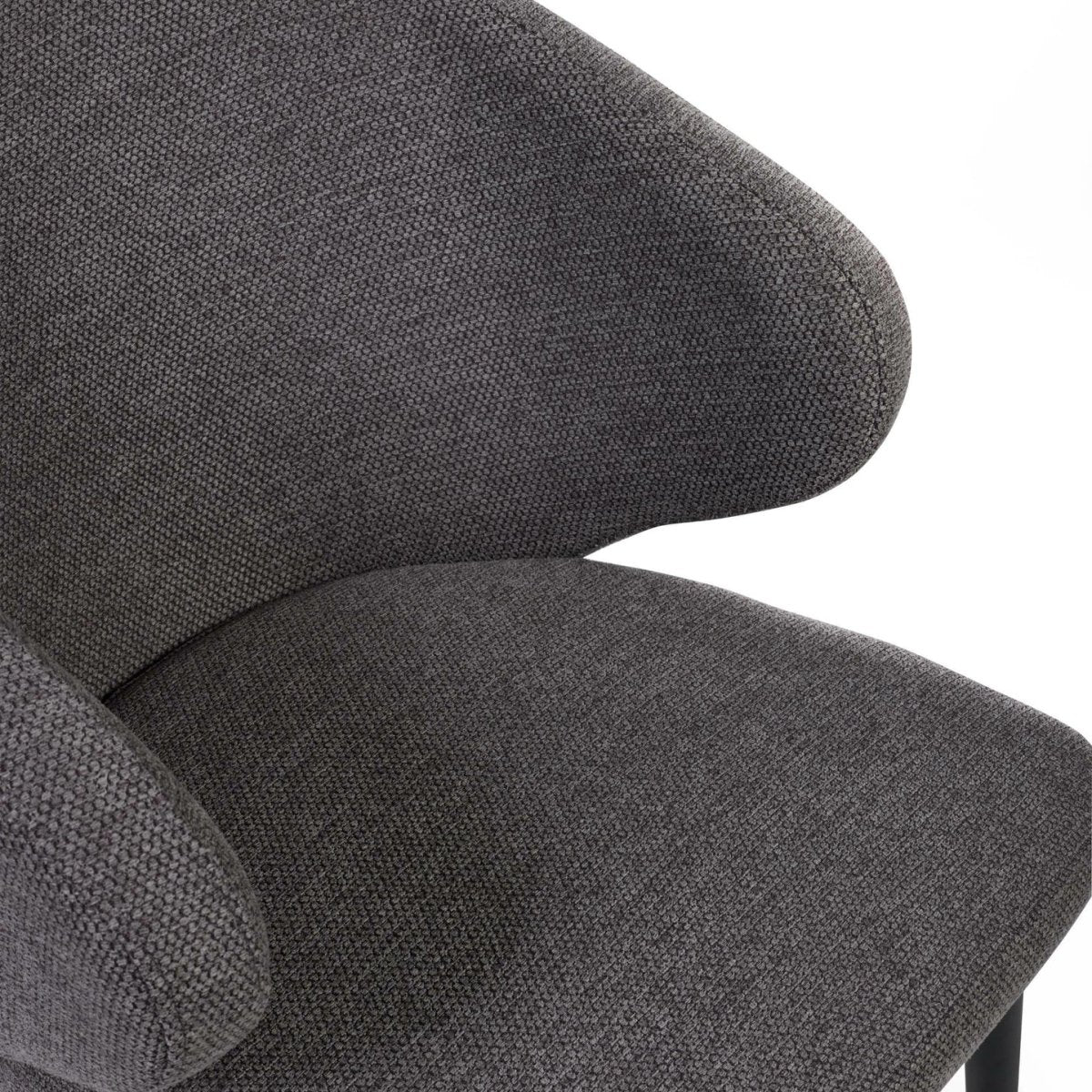 Minerva Grey Fabric Dining Chairs – Set of 4 - Pendle Village Furniture