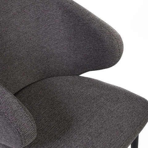 Minerva Grey Fabric Dining Chairs – Set of 4 - Pendle Village Furniture