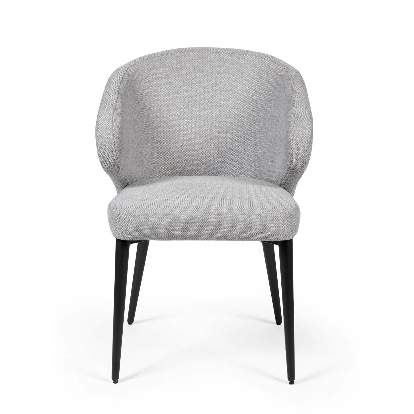 Minerva Grey Fabric Dining Chairs – Set of 4 - Pendle Village Furniture