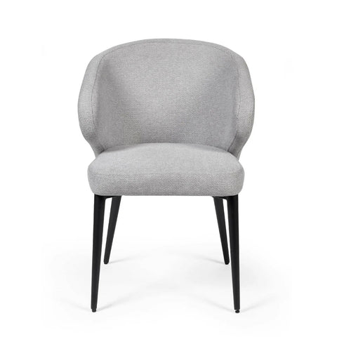Minerva Grey Fabric Dining Chairs – Set of 4 - Pendle Village Furniture