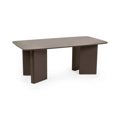 Morocco 200cm Matt Chocolate Wooden Rectangular Dining Table