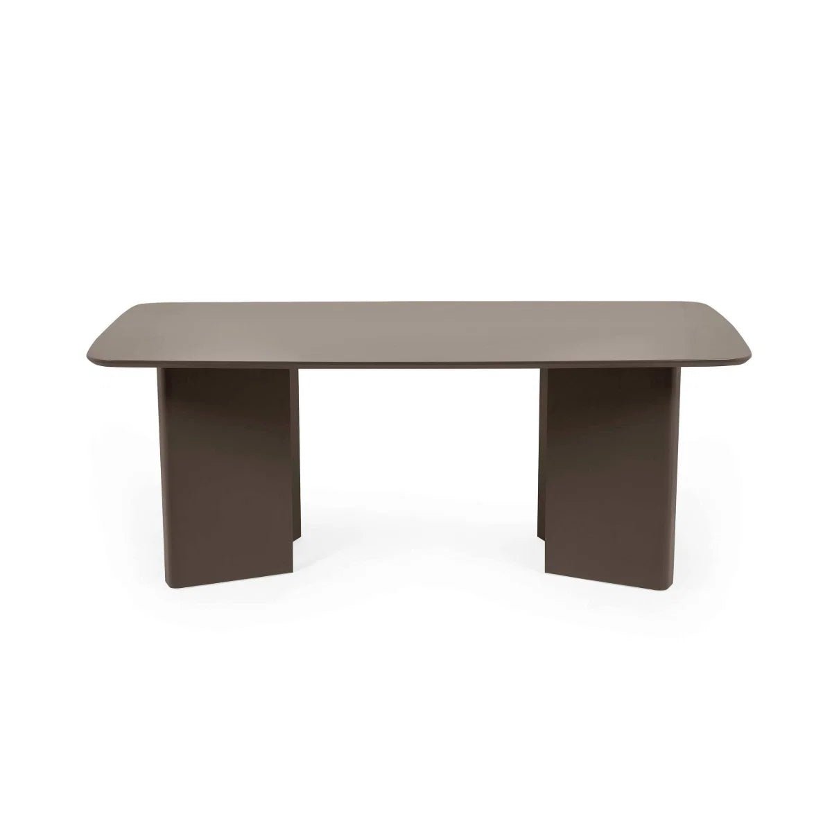 Morocco 200cm Matt Chocolate Rectangular Dining Table