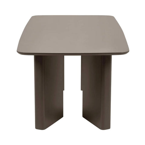 Large Modern Morocco 200cm Matt Chocolate Rectangular Dining Table