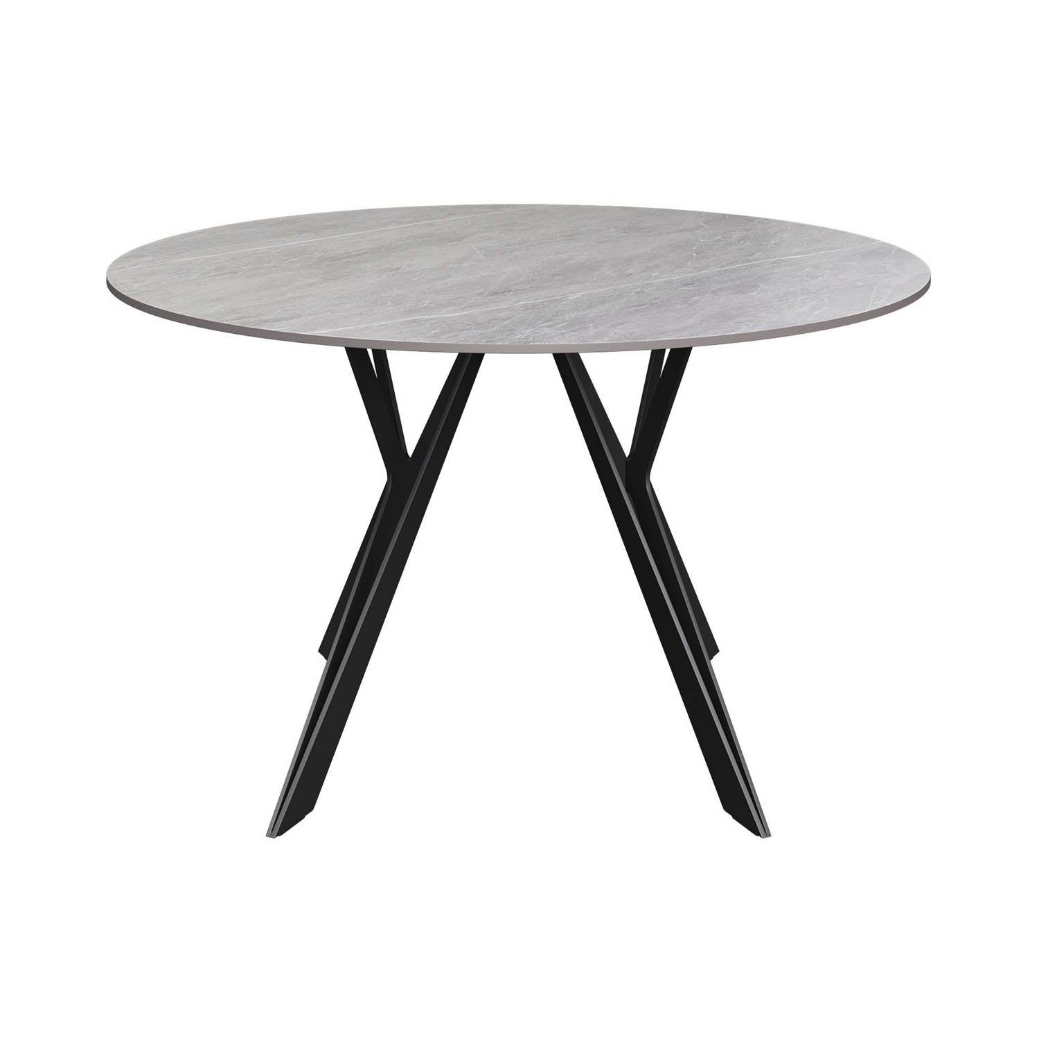 Murano Grey Round Ceramic Dining Table  - Pendle Village Furniture