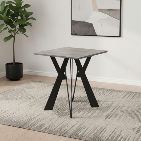 Murano Grey Ceramic Side Table