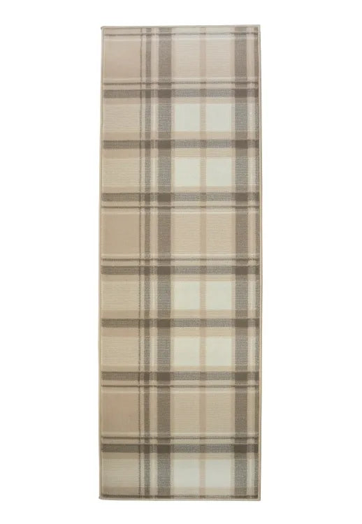 Neutral runner with elegant soft tone detailing.