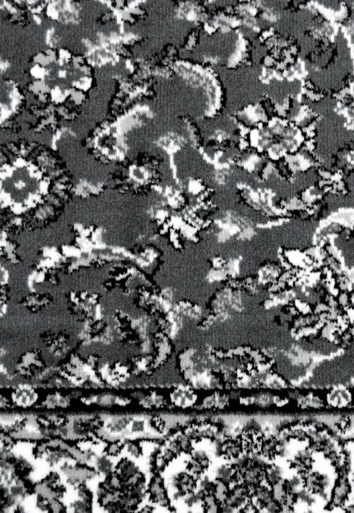 Polypropylene rug with soft pile and durable construction.