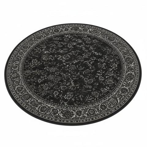 Traditional style rug adding depth and elegance.