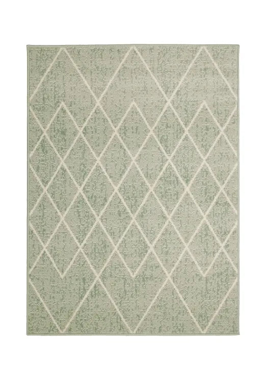 Contemporary rug with bold Berber style detailing.