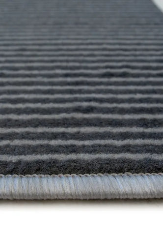 Modern grey rug for minimalist and stylish interiors.