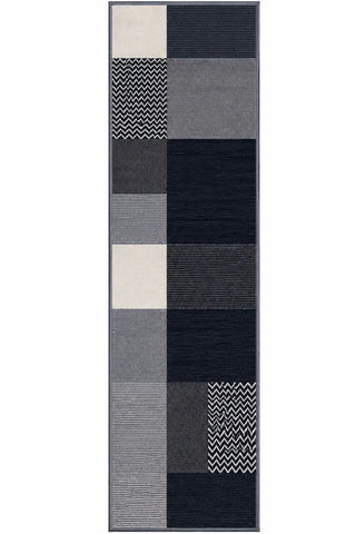 Hallway runner in elegant grey tones for contemporary spaces.