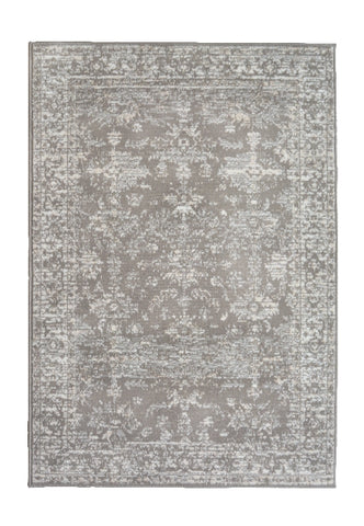 Neutral tone rug with classic traditional design.