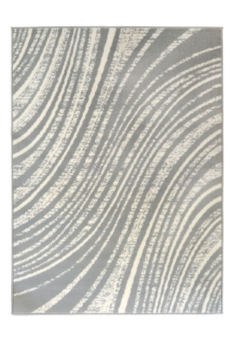 Contemporary rug with subtle swirl detailing.