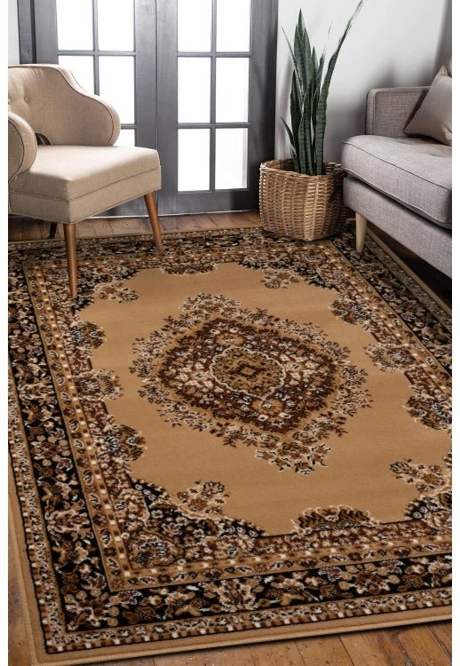 Berber style rug with subtle geometric pattern design.