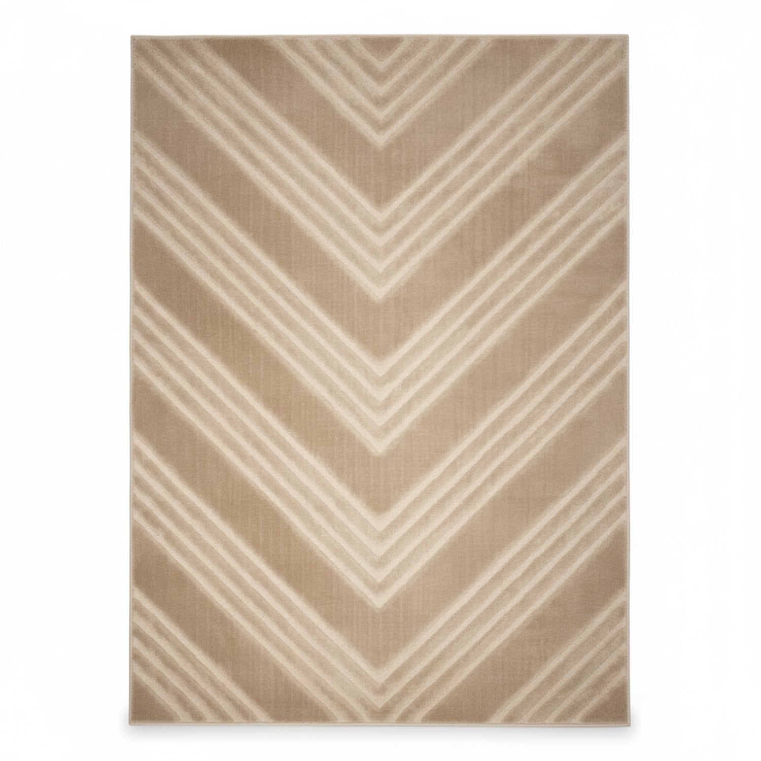 Polypropylene rug designed for indoor and outdoor use.