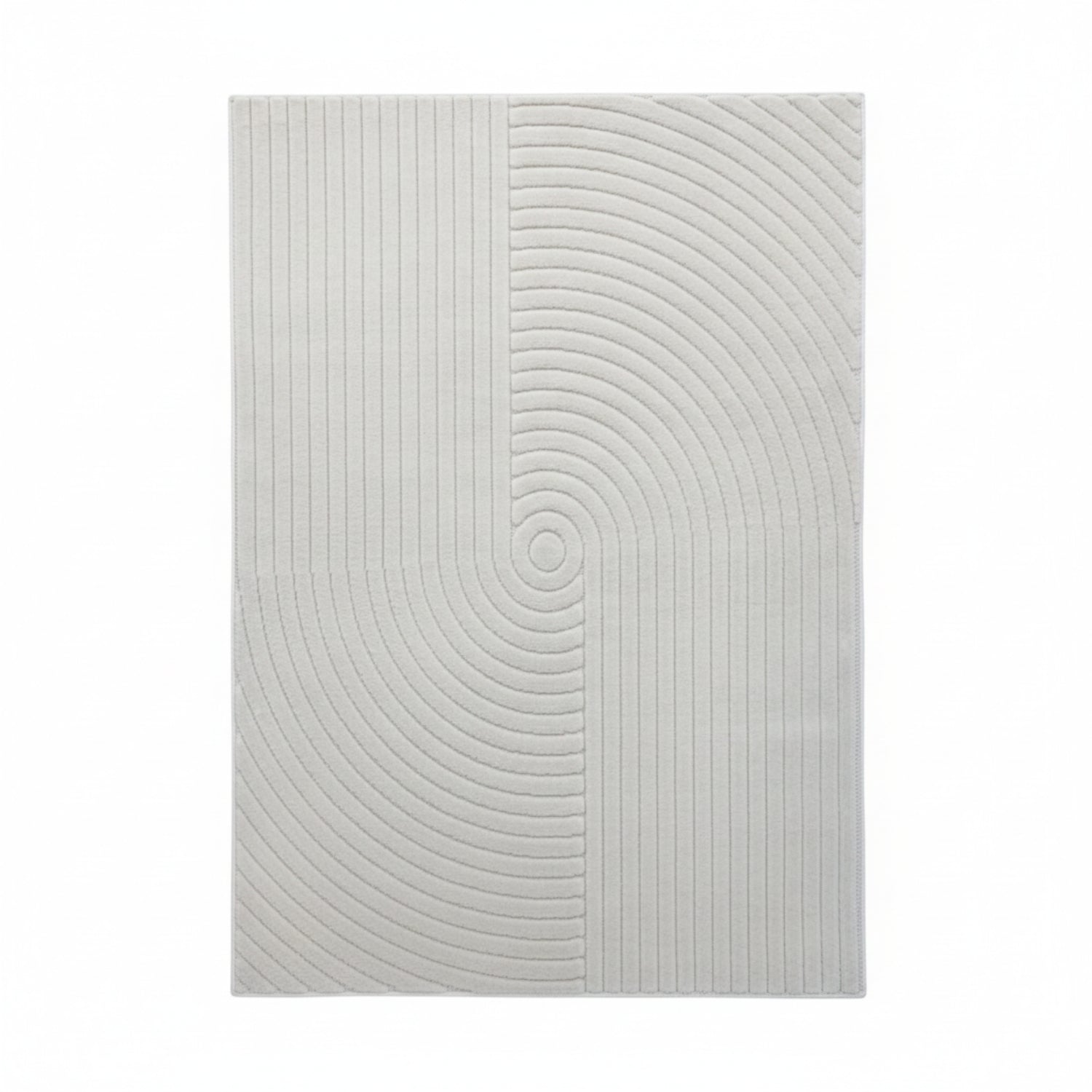Durable synthetic rug with long lasting performance.