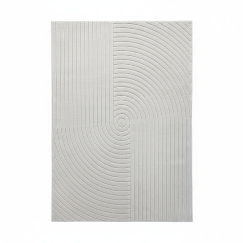 Durable synthetic rug with long lasting performance.
