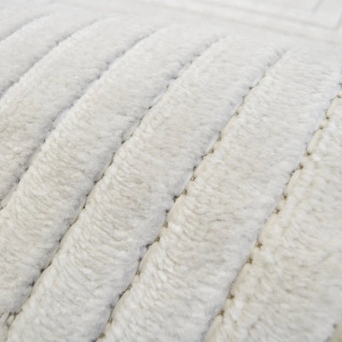 Stylish rug with bold maze inspired pattern.