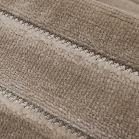 Contemporary rug with tone on tone stripe detailing.