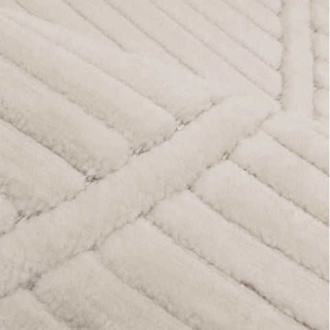 Contemporary rug with tone on tone wave detailing.