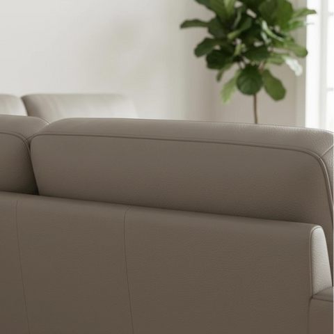 Durable leather surface with sleek and contemporary style.