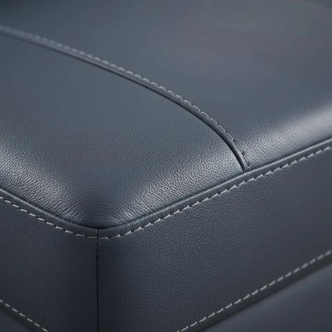 Premium leather upholstery with smooth texture and luxurious finish.