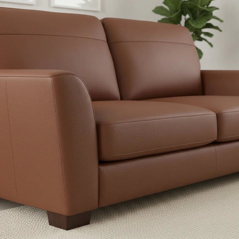 Luxury leather upholstery offering long-lasting comfort.