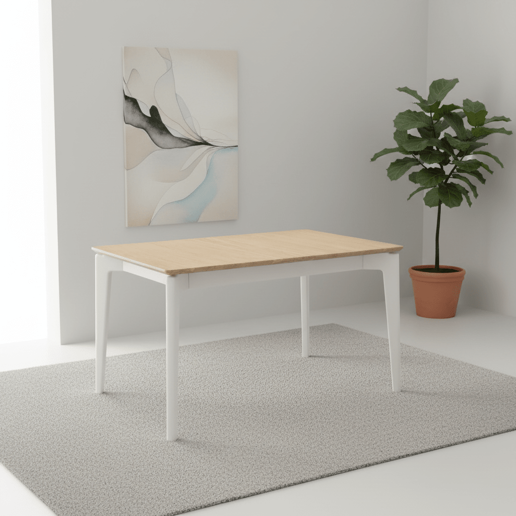 Serenity Dining Table 200cm Extending- Cashmere Oak