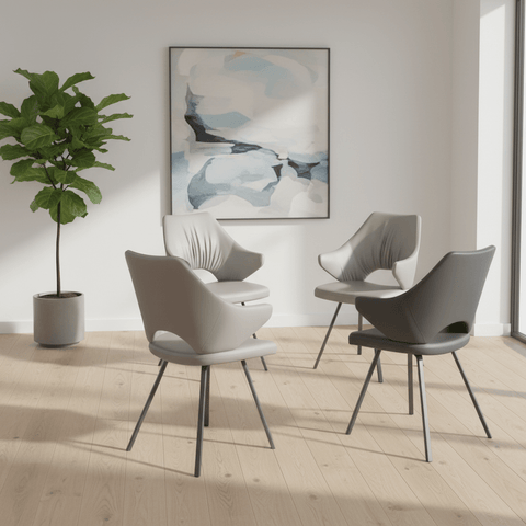 Marlow Leather Dining Chairs - Set of 4