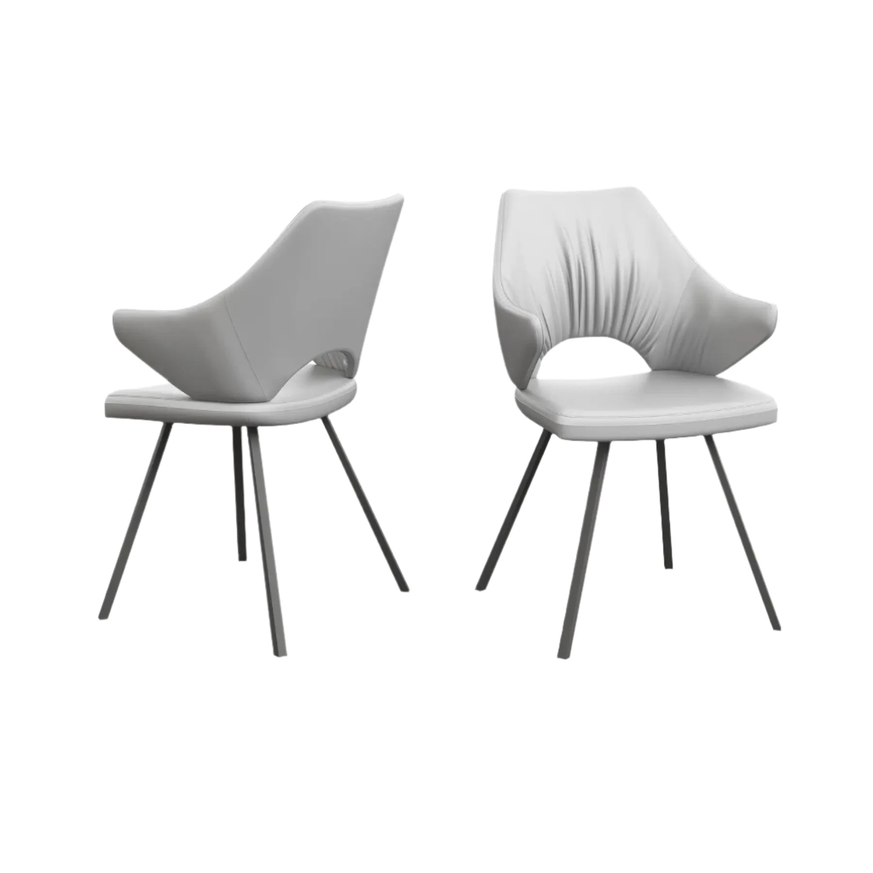 Marlow Leather Dining Chairs - Set of 4 - Pendle Village Furniture