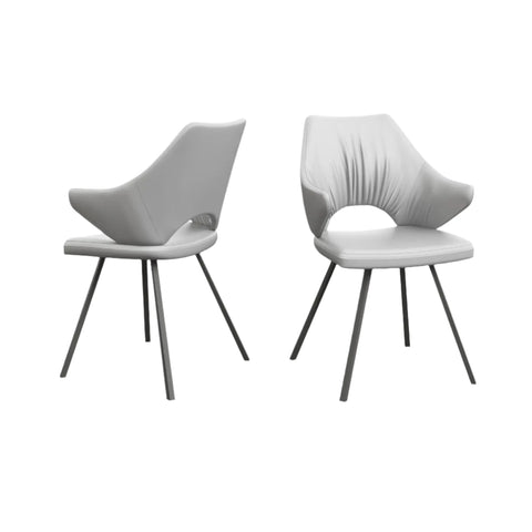 Marlow Leather Dining Chairs - Set of 4 - Pendle Village Furniture