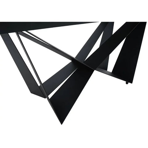 Comic Black 2M Ceramic Extending Dining Table - Pendle Village Furniture