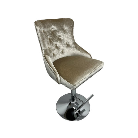 Mink Fabric Bar stool