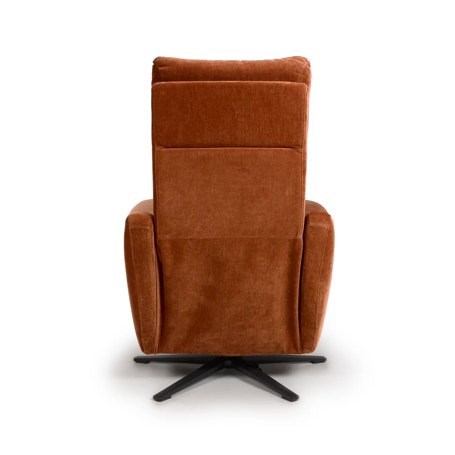 Mayfair Rust Fabric Swivel Power Recliner Chair - Pendle Village Furniture