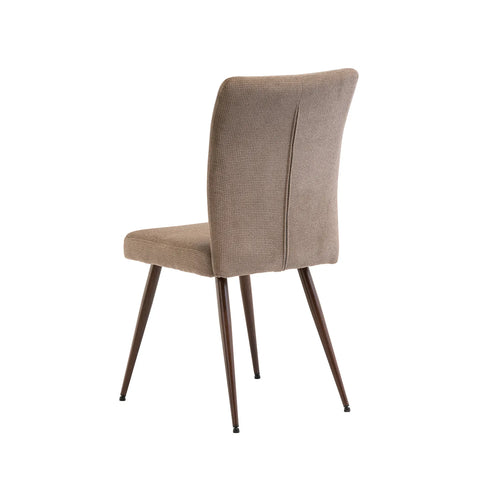 Medway Mink Soft Touch Fabric Dining Chair – Set of 4 - Pendle Village Furniture