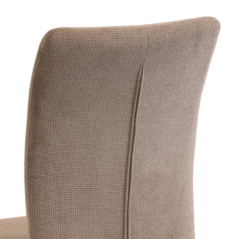 Medway Mink Soft Touch Fabric Dining Chair – Set of 4 - Pendle Village Furniture