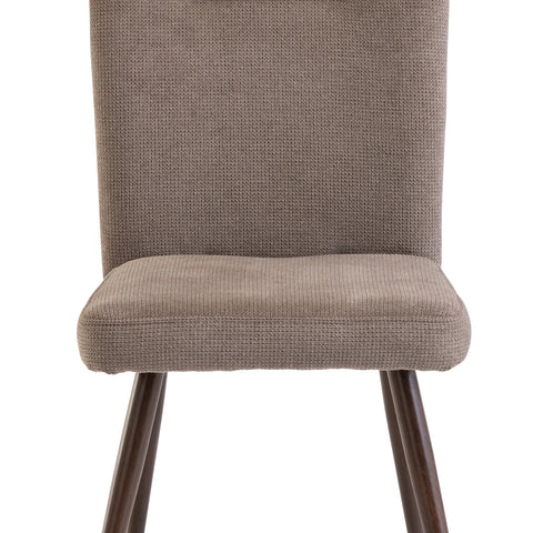 Medway Mink Soft Touch Fabric Dining Chair – Set of 4 - Pendle Village Furniture